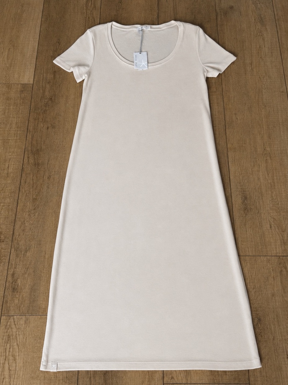 Barefoot Dreams Malibu Collection Organic Pima Cotton Maxi Dress NWT XL Sand